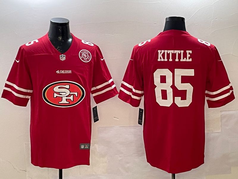 Men San Francisco 49ers #85 Kittle Red Brigade standard 2025 Nike Limited NFL Jersey style 5->san francisco 49ers->NFL Jersey